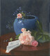 The Blue Bowl with Peony